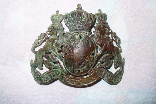 Plaque casque pointe - casque, à