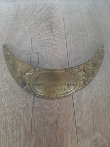 Plaque casque adrian ww1 - casque,