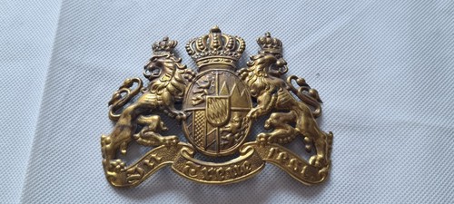 Plaque casque bavarois a - plaque,