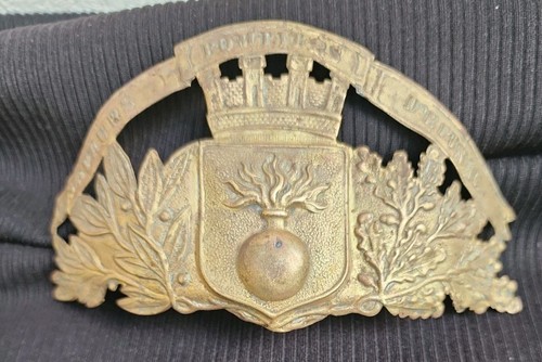 Plaque casque pompier - de,