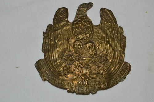 Plaque casque pompiers mle - casque,