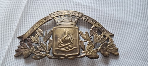 Plaque casque pompiers - de,